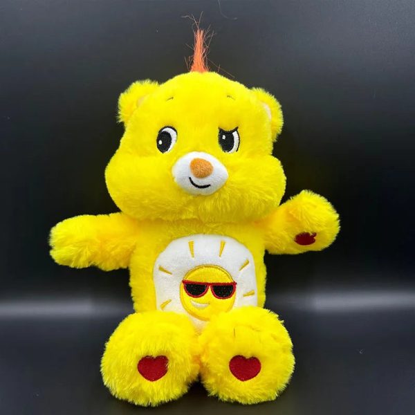 Kawaii Rainbow Bear Plush Toy - Colorful Anime Stuffed Doll for Room Decor