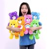 Kawaii Rainbow Bear Plush Toy - Colorful Anime Stuffed Doll for Room Decor