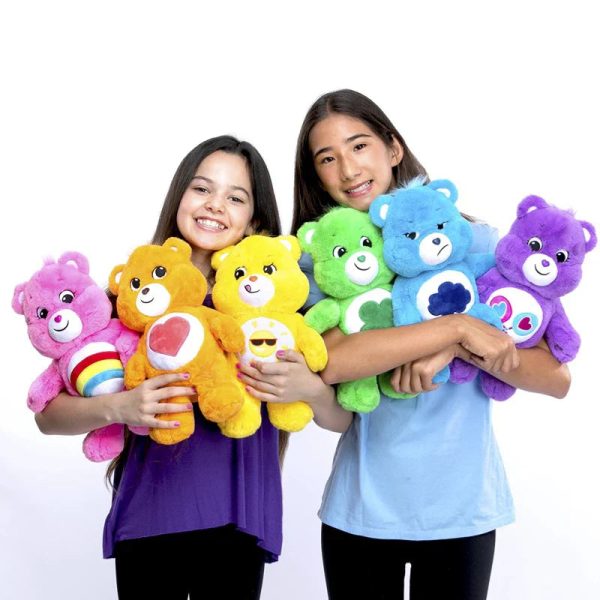 Kawaii Rainbow Bear Plush Toy - Colorful Anime Stuffed Doll for Room Decor