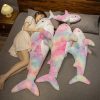 Kawaii Shark Plush Toy - Soft, Colorful, Perfect for Kids' Gifts!