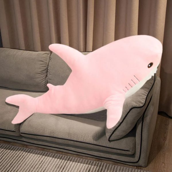 Kawaii Shark Plush Toy - Soft, Colorful, Perfect for Kids' Gifts!