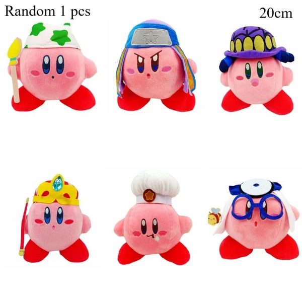Kawaii Star Kirby Plush Toy - Adorable Ghost & Heart Doll for Kids Kawaii Star Kirby Plush Toy - Adorable Ghost & Heart Doll for Kids