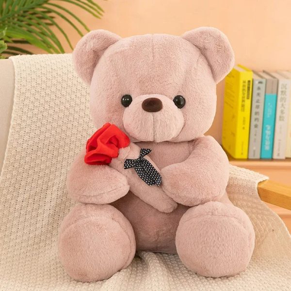 Kawaii Teddy Bear Plush Toy 25cm Romantic Gift