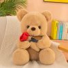 Kawaii Teddy Bear Plush Toy 25cm Romantic Gift