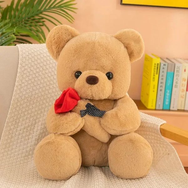 Kawaii Teddy Bear Plush Toy 25cm Romantic Gift