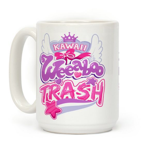 Kawaii Weeaboo Trash Anime Logo Coffee Mug Kawaii Weeaboo Trash Anime Logo Coffee Mug