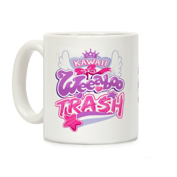 Kawaii Weeaboo Trash Anime Logo Coffee Mug Kawaii Weeaboo Trash Anime Logo Coffee Mug