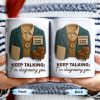 Keep Talking; I'm diagnosing you, Therapist Jacket, Notebook, Chair - Personalized Custom Coffee Mug - DOC004_MG Keep Talking; I'm diagnosing you, Therapist Jacket, Notebook, Chair - Personalized Custom Coffee Mug - DOC004_MG