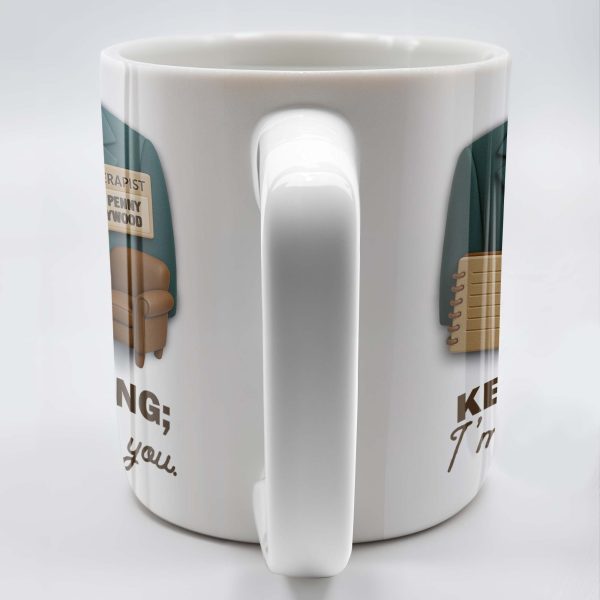 Keep Talking; I'm diagnosing you, Therapist Jacket, Notebook, Chair - Personalized Custom Coffee Mug - DOC004_MG Keep Talking; I'm diagnosing you, Therapist Jacket, Notebook, Chair - Personalized Custom Coffee Mug - DOC004_MG