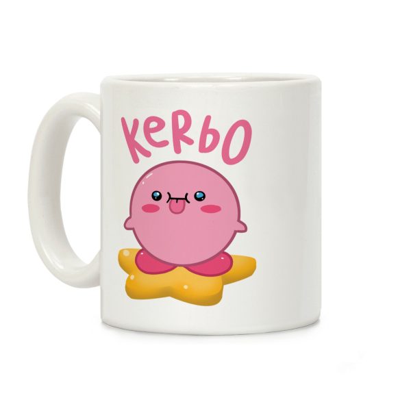 Kerbo Derpy Kirby Coffee Mug Kerbo Derpy Kirby Coffee Mug