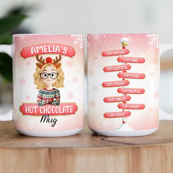 Kid Hot Chocolate Christmas - Personalized Mug Kid Hot Chocolate Christmas - Personalized Mug