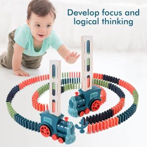 Kids Automatic Laying Domino Train
