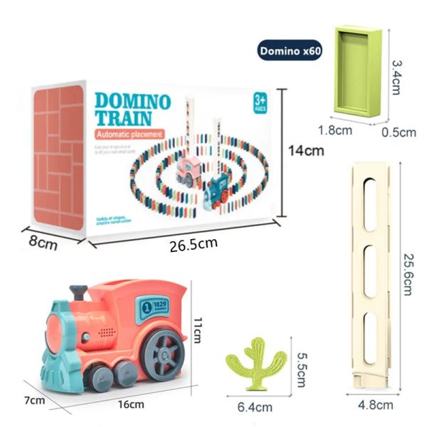 Kids Automatic Laying Domino Train Kids Automatic Laying Domino Train