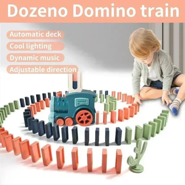 Kids Automatic Laying Domino Train Kids Automatic Laying Domino Train