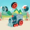 Kids Automatic Laying Domino Train Kids Automatic Laying Domino Train
