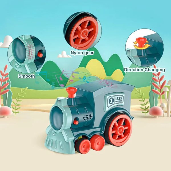 Kids Automatic Laying Domino Train Kids Automatic Laying Domino Train
