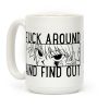 Killua F*** Around And Find Out Coffee Mug Killua F*** Around And Find Out Coffee Mug