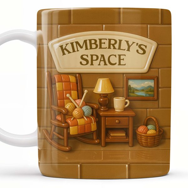 Kimberly's Space, Armchair and Cozy Home Decor - Personalized Custom Coffee Mug - GRM069_MG Kimberly's Space, Armchair and Cozy Home Decor - Personalized Custom Coffee Mug - GRM069_MG