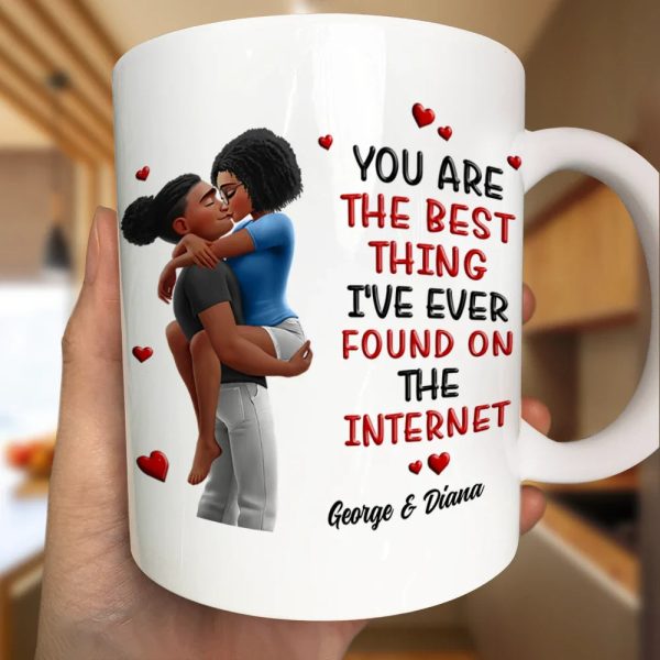 Kissing Couple 3D Best Thing Found On The Internet - Personalized Mug