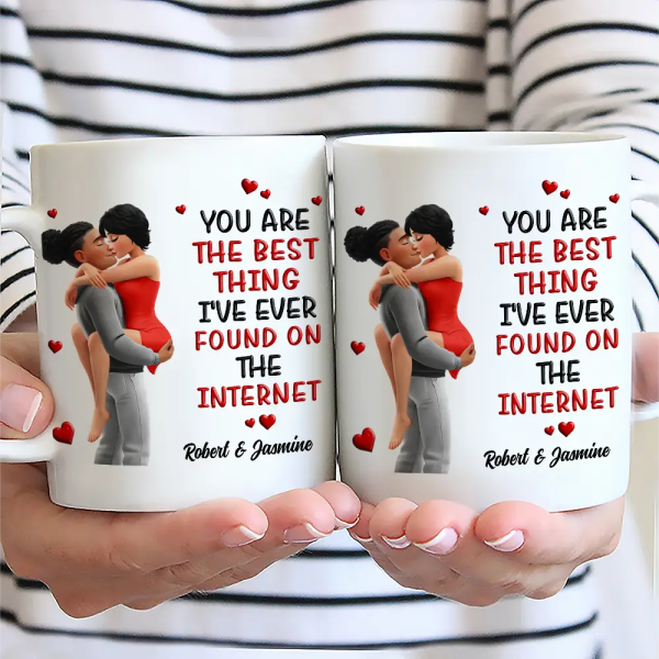 Kissing Couple 3D Best Thing Found On The Internet - Personalized Mug