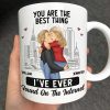 Kissing Couple Best Thing Found On The Internet - Gift For Couples - Personalized Mug Kissing Couple Best Thing Found On The Internet - Gift For Couples - Personalized Mug