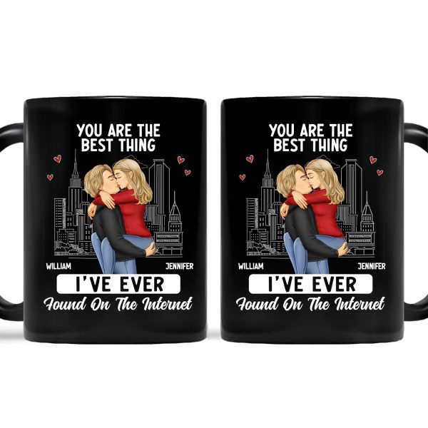 Kissing Couple Best Thing Found On The Internet - Personalised Mug