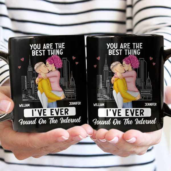Kissing Couple Best Thing Found On The Internet - Personalised Mug