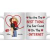 Kissing Couple Best Thing On The Internet - Loving, Anniversary Gift For Couple, Spouse, Husband, Wife - Personalized Mug Kissing Couple Best Thing On The Internet - Loving, Anniversary Gift For Couple, Spouse, Husband, Wife - Personalized Mug