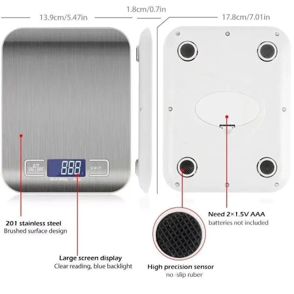 Kitchen Digital Food Scale Kitchen Digital Food Scale