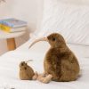 Kiwi Bird Plush Toy Soft Stuffed Animal Pillow for Home Decor