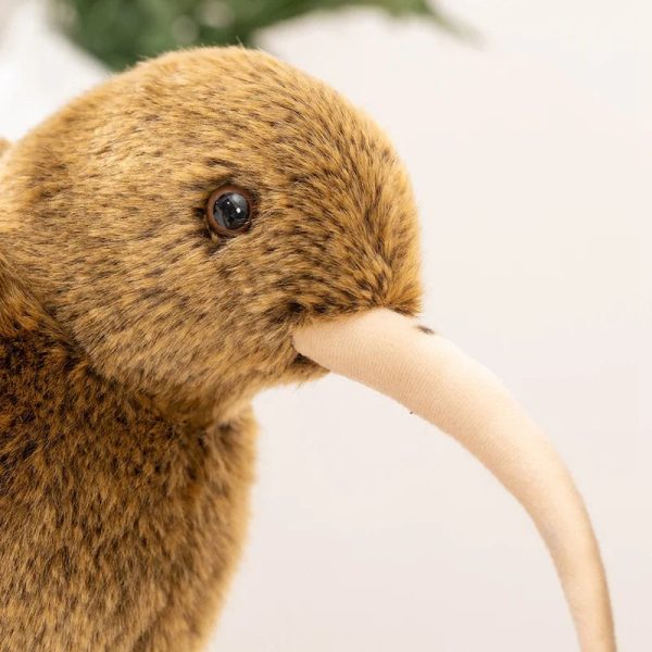 Kiwi Bird Plush Toy Soft Stuffed Animal Pillow for Home Decor