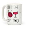 Knit One Sip Two Coffee Mug Knit One Sip Two Coffee Mug