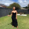 Knit Twisted Tube Midi Dress
