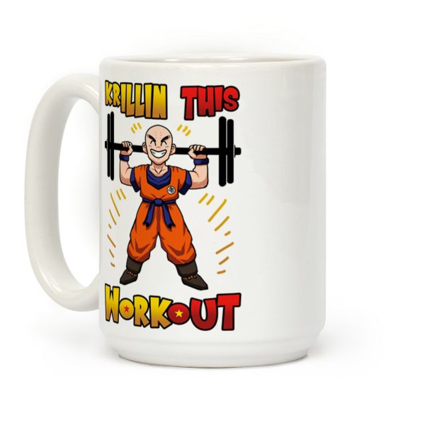 Krillin This Workout Coffee Mug Krillin This Workout Coffee Mug
