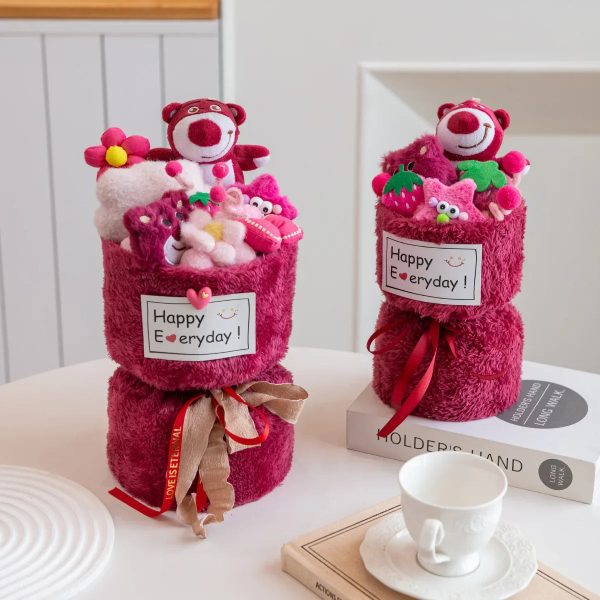 Kuromi Plush Flower Bouquet Kawaii Stuffed Doll