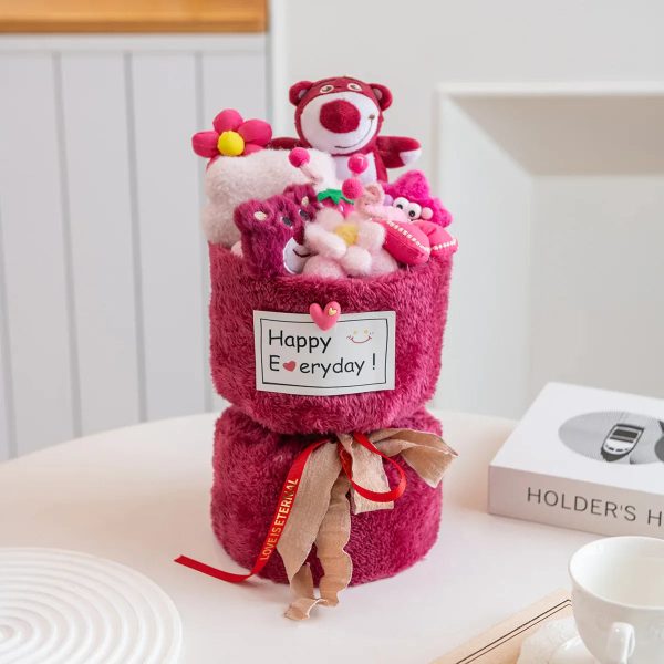 Kuromi Plush Flower Bouquet Kawaii Stuffed Doll