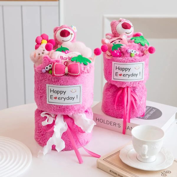 Kuromi Plush Flower Bouquet Kawaii Stuffed Doll