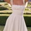 Lace Cap Sleeves Empire Waist Mini Dress Lace Cap Sleeves Empire Waist Mini Dress