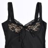 Lace Cupped Satin Mini Dress Lace Cupped Satin Mini Dress