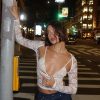 Lace Sheer Long Sleeve Cut Out Bralette Top Lace Sheer Long Sleeve Cut Out Bralette Top