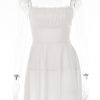 Lace Strap Sleeveless Loose Mini Dresses Lace Strap Sleeveless Loose Mini Dresses