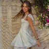 Lace Strap Sleeveless Loose Mini Dresses Lace Strap Sleeveless Loose Mini Dresses
