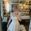 Lace Strap Sleeveless Loose Mini Dresses Lace Strap Sleeveless Loose Mini Dresses