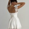 Lace Strap Sleeveless Loose Mini Dresses Lace Strap Sleeveless Loose Mini Dresses