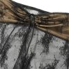 Lace Strapless Tie-Up Top and Mini Skirt Set