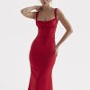 Lace Up Corset Sleeveless Midi Dresses Lace Up Corset Sleeveless Midi Dresses