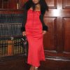 Lace Up Corset Sleeveless Midi Dresses Lace Up Corset Sleeveless Midi Dresses