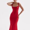 Lace Up Corset Sleeveless Midi Dresses Lace Up Corset Sleeveless Midi Dresses