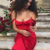Lace Up Corset Sleeveless Midi Dresses Lace Up Corset Sleeveless Midi Dresses