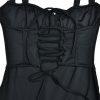 Lace Up Corset Sleeveless Midi Dresses Lace Up Corset Sleeveless Midi Dresses